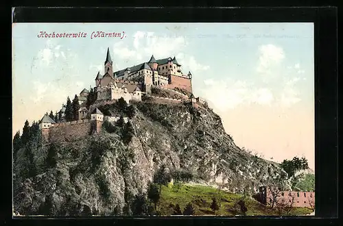 AK Hochosterwitz, Burg auf dem Berg