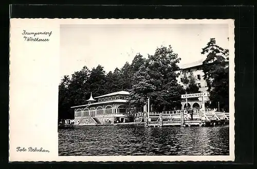 AK Krumpendorf a. Wörthersee, Steg vom Krumpendorf
