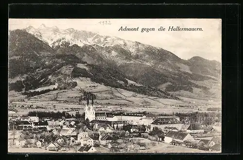 AK Admont, Ortspartie mit Kloster