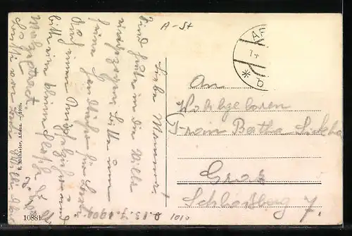 AK Aflenz, Ortspartie mit Kirche