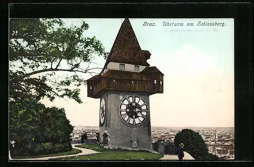 AK Graz, Uhrturm am Schlossberg