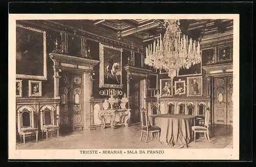 AK Trieste, Miramar, Sala da Pranzo