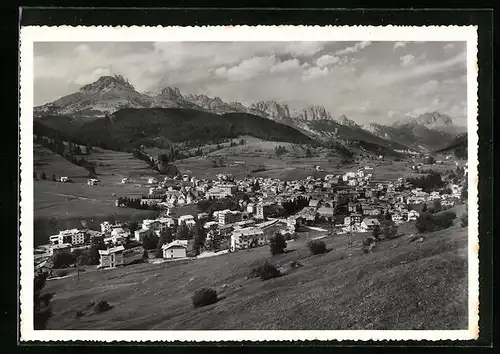 AK Moena, Panorama con le Dolomiti del Catinaccio e del Sassolungo
