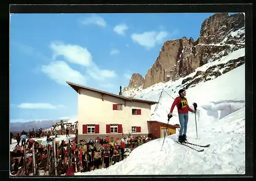 AK Karerpass, Paulinahütte im Winter