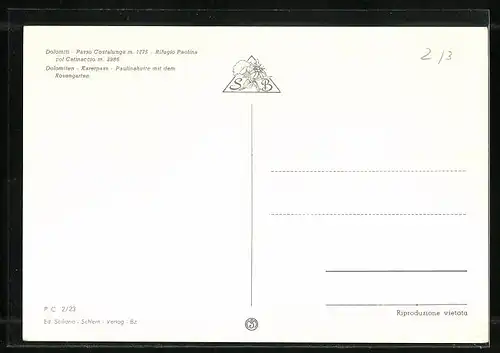 AK Karerpass, Paulinahütte im Winter