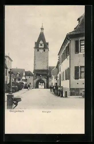 AK Gengenbach, Partie vor dem Kinzigtor