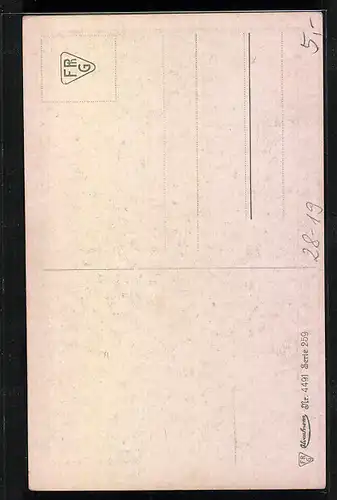 AK Szene aus Tannhäuser, Sage