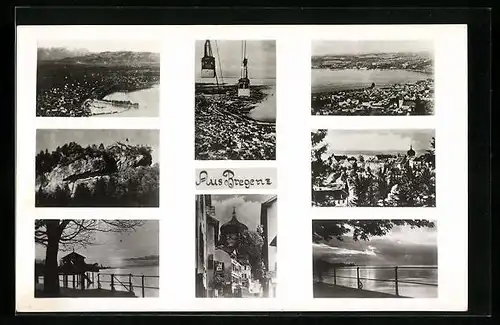 AK Bregenz, Pfänderbahn, Gesamtansichten