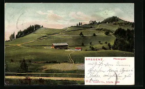 AK Bregenz, Partie auf dem Pfändergipfel