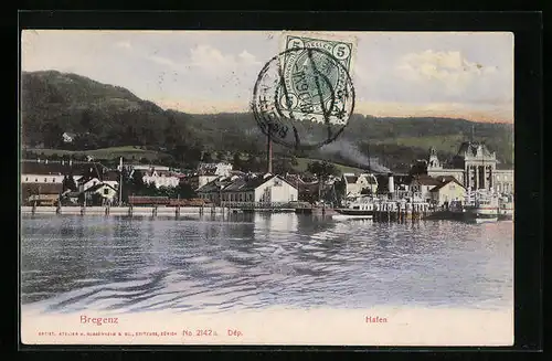 AK Bregenz, Hafenbild