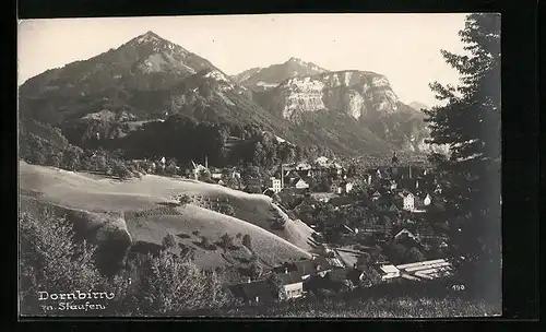 AK Dornbirn, Panorama mit Staufen