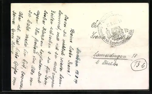 AK Dornbirn, Panorama mit Staufenspitze und Breitenberg