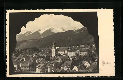 AK Bludenz, Durchblick auf den Ort