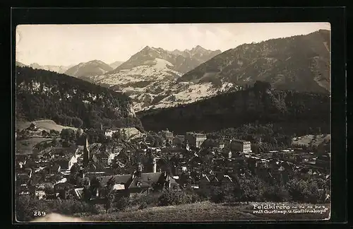 AK Feldkirch, Panorama mit Gutisspitz