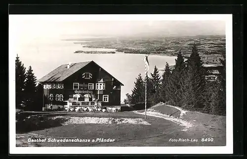 AK Lochau-Bregenz, Gasthof Schwedenschanze a. Pfänder