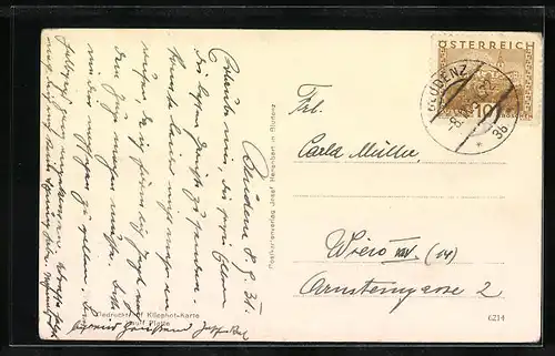 AK Bludenz, Gesamtansicht mit Scesaplana