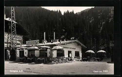 AK Langen a. A., Bahnhof-Restaurant