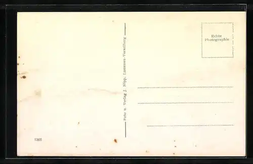 AK Götzis, Panoramablick von der Bergwiese aus