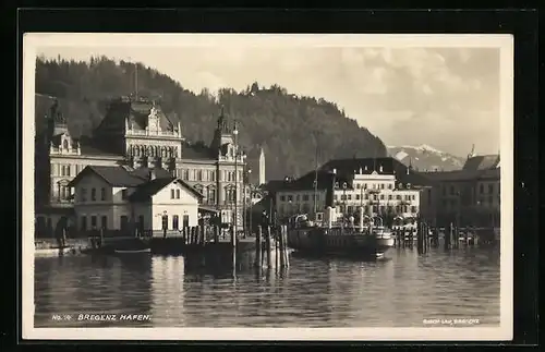 AK Bregenz, Hafenbild