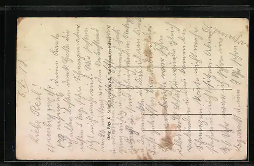 AK Rothau i. Els., Strassenpartie mit Handlung von Joseph Herry