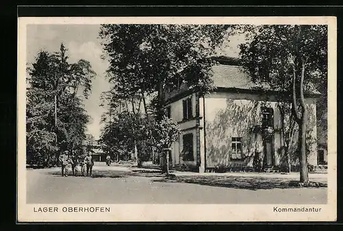 AK Oberhofen, Truppenlager, Kommandantur
