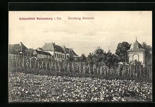 AK Weissenburg i. Els., Geisberg Südseite