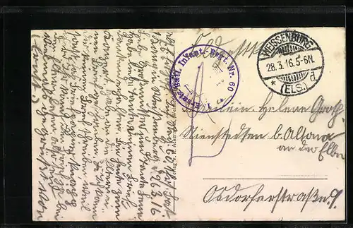 AK Weissenburg i. Els., Schloss Gaisberg