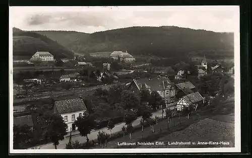 AK Schleiden / Eifel, Gesamtansicht mit Landratsamt und Anna-Klara-Haus