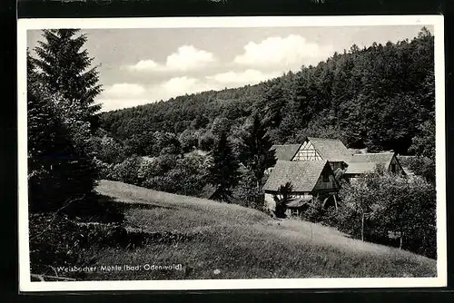 AK Schollbrunn / Odenwald, Weisbacher Mühle