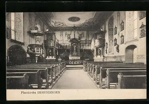 AK Immendingen, Inneres der Pfarrkirche