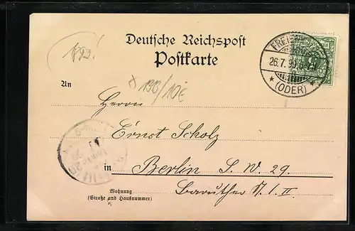 AK Freienwalde a. O., Totalansicht