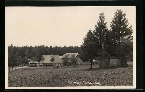 AK Radeberg, Gasthaus Forsthaus Luchsenburg