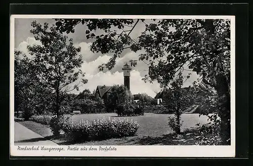 AK Wangerooge / Nordseebad, Partie aus dem Dorfplatz