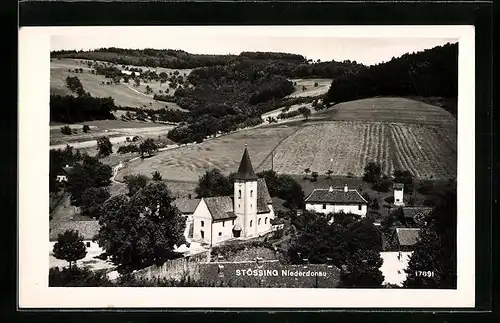 AK Stössing, Totalansicht mit Kirche