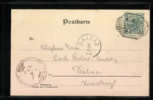 AK Sonnwendstein, Teilansicht mit Friedrich Schüler Alpenhaus