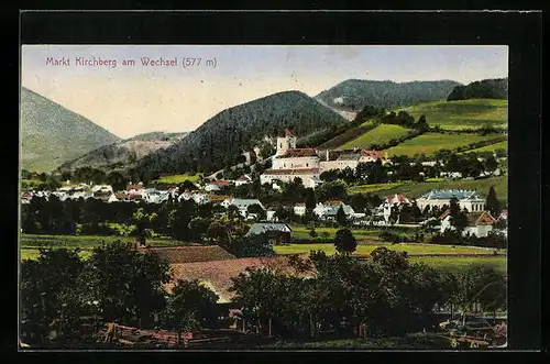 AK Kirchberg am Wechsel, Totalansicht