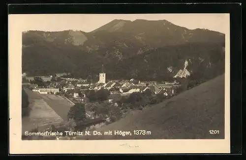 AK Türnitz, Totalansicht mit Höger