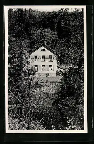 AK Bingen a. Rhein, Forsthaus Heiligkreuz im Binger Wald