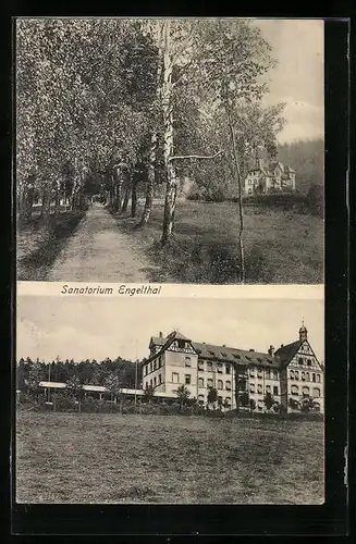 AK Engelthal, Sanatorium Engelthal, Mehrfachansicht