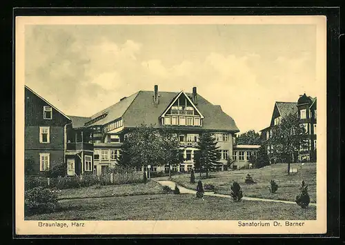AK Braunlage /Harz, Sanatorium Dr. Barner