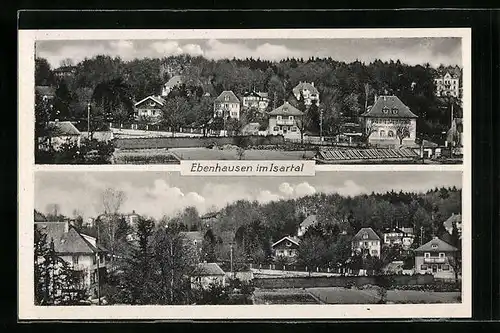 AK Ebenhausen im Isartal, Ortsansichten