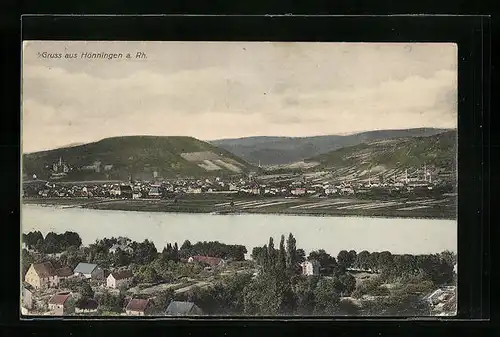 AK Hönningen a. Rh., Totalansicht