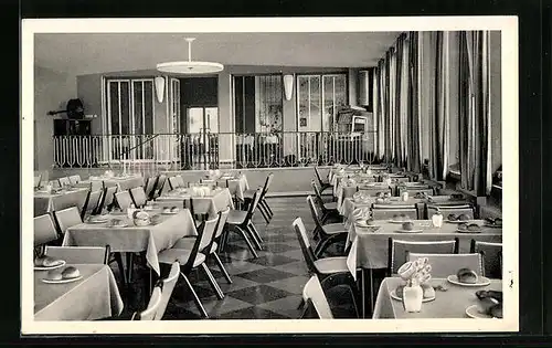 AK Bad Abbach an der Donau, Speisesaal des neuen Kurheims
