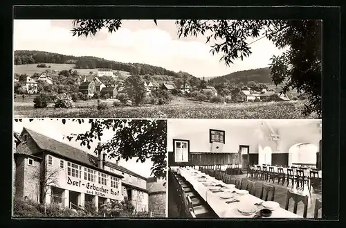 AK Dorf-Erbach, Gasthaus Dorf Erbacher Hof, Totalansicht
