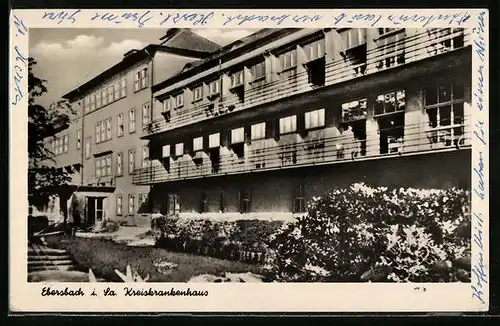 AK Ebersbach i. Sa., Kreiskrankenhaus, Teilansicht