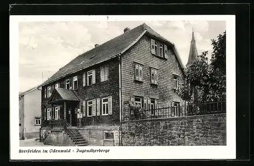 AK Beerfelden / Odw., Jugendherberge, Vorderansicht