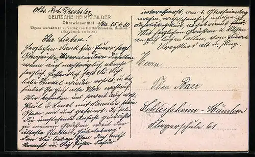 AK Oberwiesenthal, Totalansicht