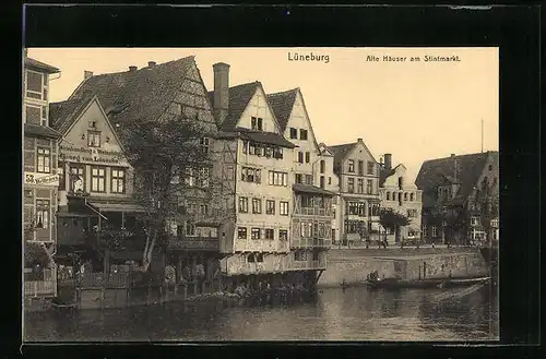 AK Lüneburg, Alte Häuser am Stintmarkt