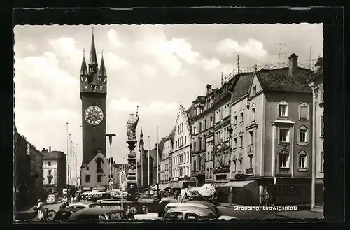 AK Straubing, am Ludwigsplatz