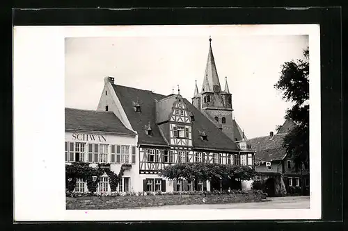 AK Eltville, Gasthaus zum Schwan